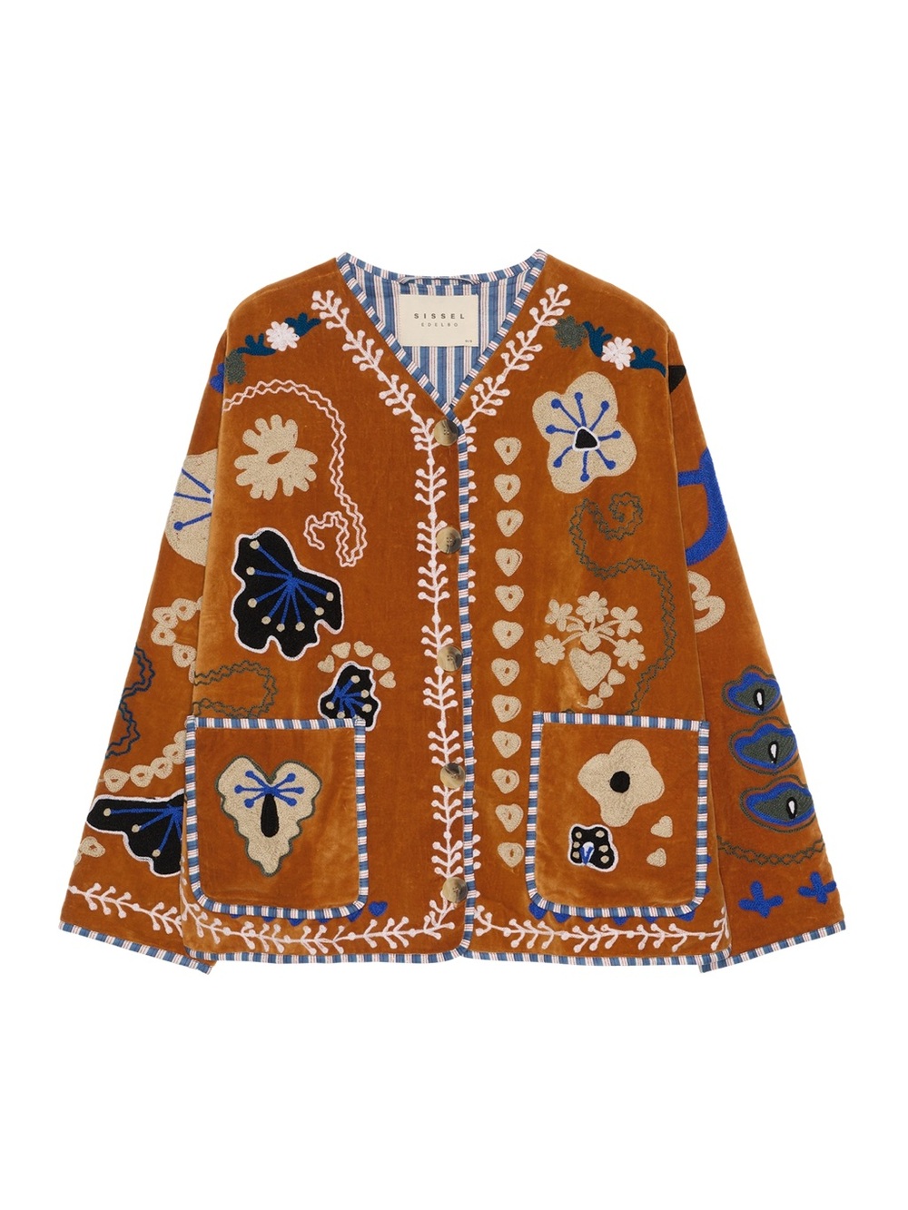Sissel Edelbo Embroidered Velvet Jacket (NWT)